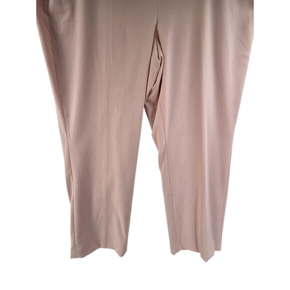 Calvin Klein Women's Dress Pants Cropped Flat Front Pink Size 18 Career Office - Picture 2 of 8
